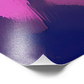 Lila droomfluistering - sereen, etherisch, Paarse Foto Afdruk (Hoek)