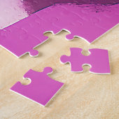 Lila droomfluistering - sereen, etherisch, Paarse Legpuzzel (Zijkant)