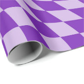 Lila droomverdraaiing controleert esthetisch cadeaupapier (Rol Hoek)