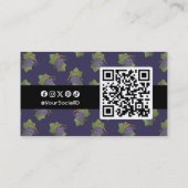 Lila druiven visitekaartje (Achterkant)