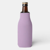 Lila Effen Kleur Flesjeskoeler (Fles Voorkant)
