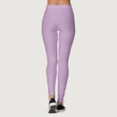Lila effen kleur Leggings (Achterkant)