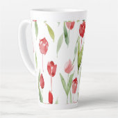 "Lila Elegance Keramische Mok" Latte Mok (Linkerhoek)