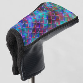 Lila en 3D- of roze driehoeksdriehoeken Tas Golfheadcover