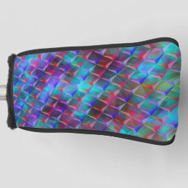 Lila en 3D- of roze driehoeksdriehoeken Tas Golfheadcover