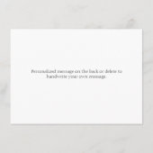 Lila en Butterflies Shower Dank u Noteer Kaart Notitiekaartje (Achterkant)