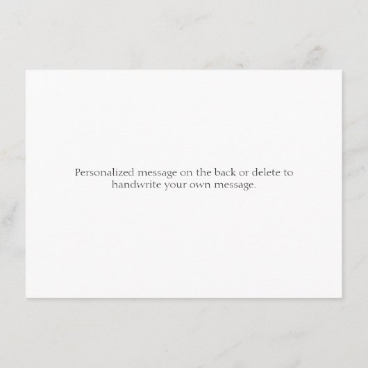 Lila en Butterflies Shower Dank u Noteer Kaart Notitiekaartje (Achterkant)