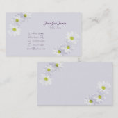 Lila en Daisy Floral Visitekaartje (Voorkant / Achterkant)