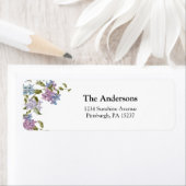 Lila en het Etiket van het Adres van de Terugkeer (Insitu)