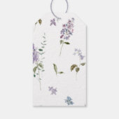 Lila en lavender Vrijgezellenfeest CadeauLabels (Achterkant)