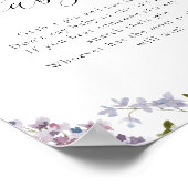 Lila en Lavender Zeg niet dat het Baby Spel Teken Poster (Hoek)