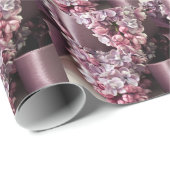 Lila en lintblokken cadeaupapier (Rol Hoek)