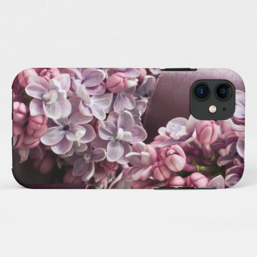 Lila en lintblokken Case-Mate iPhone case (Achterkant (horizontaal))