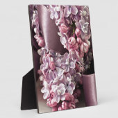 Lila en lintblokken fotoplaat (Zijkant)