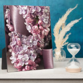 Lila en lintblokken fotoplaat (Zijkant)