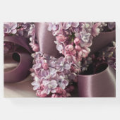 Lila en lintblokken gastenboek (Achterkant)