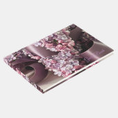 Lila en lintblokken gastenboek (Hoek)