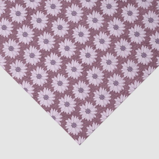 Lila en Paars ventilatorpatroon Tissuepapier (Detail)