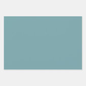 Lila en Paarse bloemontwerp op blauw Inpakpapier Vel (Voorkant 2)