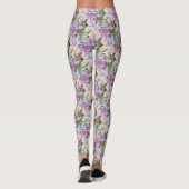 Lila en paarse leggings (Achterkant)