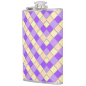 Lila en perzik heupfles (Links)