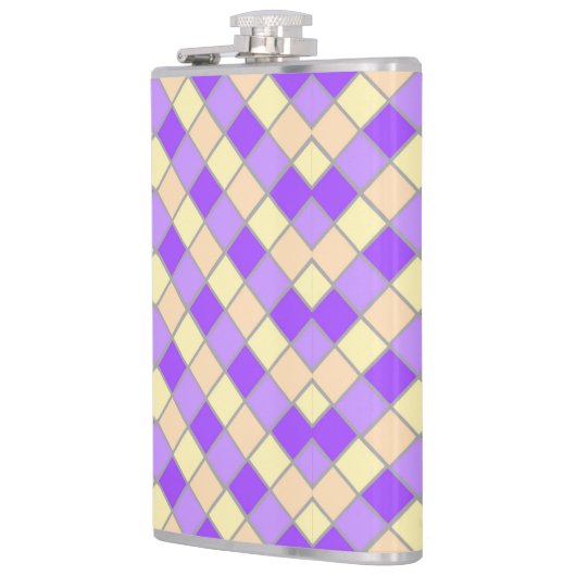 Lila en perzik heupfles (Links)