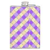 Lila en perzik heupfles (Achterkant)