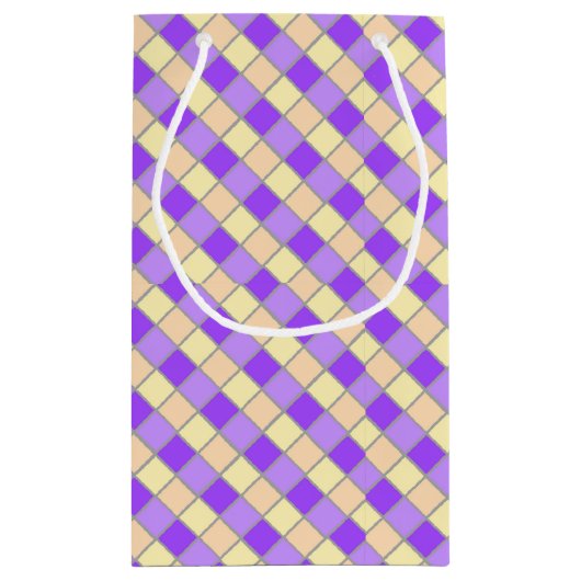 Lila en perzik klein cadeauzakje (Achterkant)