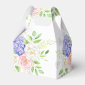 Lila en pony Sophisticated Wedding Bedankdoosjes (Achterkant)