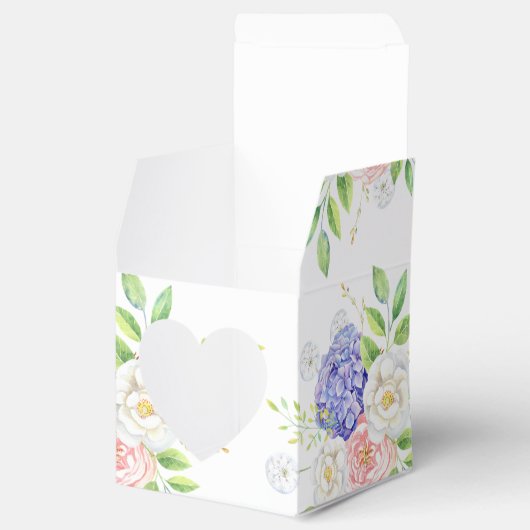 Lila en pony Sophisticated Wedding Favor Box Bedankdoosjes (Geopend)