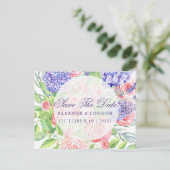 Lila en pony Sophisticated Wedding Invitation Aankondigingskaart (Staand voorkant)