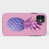 Lila en roze ananas Case-Mate iPhone case (Achterkant (horizontaal))