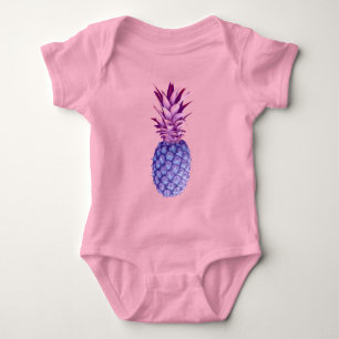Lila en roze ananas romper