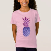 Lila en roze ananas t-shirt (Voorkant)