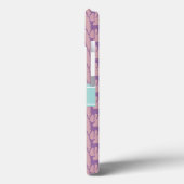 Lila en Roze Deer, Gepersonaliseerde Naam Mint Case-Mate iPhone Case (Achterkant / Links)
