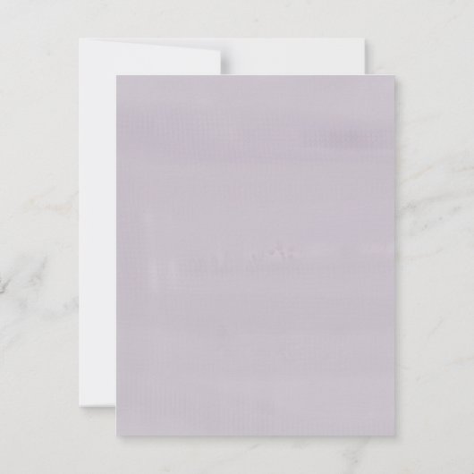 Lila en stoffige roze rozen begrafenis bedankkaart (Achterkant)