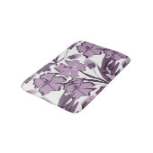 Lila en violette bloemen. badmat (Gekanteld)