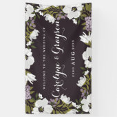 Lila en witte anemie Banner (Verticaal)