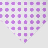 Lila en witte poka dots tissuepapier (Detail)