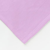 Lila en witte vlinders fleece deken (Hoek)