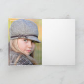 Lila en Zilver Floral Baptism of Christening Bedankkaart (Binnen)