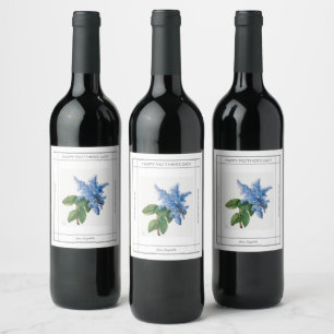 Lila Etiket voor gelukkige moederdag