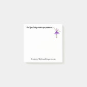 Lila Fairy wenst u geduld Post-It pad Post-it® Notes (Voorkant)