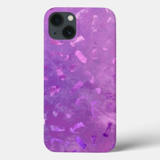 Lila Faux Glitter Texture Case-Mate iPhone Case (Achterkant)