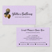 Lila feestelijke feestelijke feestelijke feestdag visitekaartje (Voorkant / Achterkant)