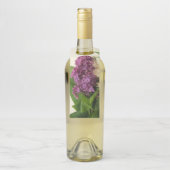 Lila flesje Label (Op fles)