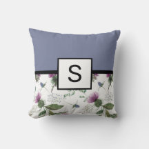 Lila Floral Monogram