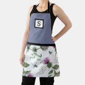 Lila Floral Monogram Schort (Insitu)