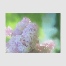 Lila Floral Paars Green Art Design Tissuepapier