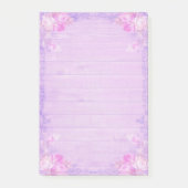 Lila Floral Post-it® Notes (Voorkant)